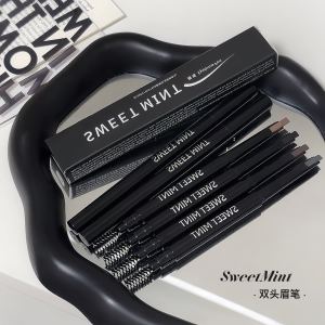 Sweet Mint Ultra Fine Double Ended Eyebrow Pencil Sweat Proof Long Lasting Water Resistant Smudge Proof Natural Looking Eyebrows