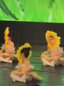 (Ready Stock) Yellow Flower Headgear Plant Costume Kindergarten Sunflower Cosplay Bunga Matahari Kostum Performance Prop