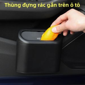 Đa Năng Ô Tô Thùng Rác Gắn Cửa Lưu Trữ Cho Hàng Trước Năng Lượng Mới Xe Dù Giá Đỡ Phụ Kiện Nội Thất ABS Vuông