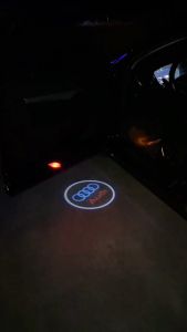 2 ชิ้น สากล Led รถ ประตูต้อนรับ กระเป๋าไฟเลเซอร์ โปรเจคเตอร์ โลโก้ผี เงา ไฟไร้สาย โคมไฟตกแต่งรถ ไฟประตู อุปกรณ์เสริม สำหรับโปรแกรมต่าง ๆ