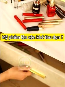 C4346 Hộp đựng mỹ phẩm để bàn đa năng hộp để đồ đa năng trong suốt chất liệu CINDY YG