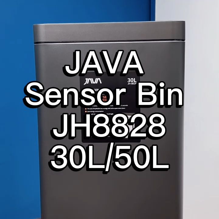 JAVA VEGAS, JH8828, 30L, 50L, Sensor Bin, Trash Bin Lazada Singapore