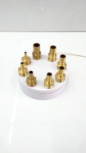 Béc đồng nối  ren ngoài phi 21 ra 6mm 8mm 10mm 12ly 14ly 16ly 18ly  20ly( đuôi chuột )
