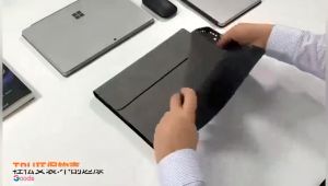 Surface พลิก คลุม PU หนัง เคส For Microsoft Surface Pro 4 5 6 7 9 10 11 Pro 8 go 1 2 3 4ปลอกแท็บเล็ต For Pro กระเป๋า ยืน Case