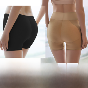 ผู้หญิง ความปลอดภัย กางเกง ชุดชั้นในยกก้นแบบไม่มีรอยต่อป้องกันแสงมุมแบนต่ํา เอว งานแต่งงาน เดรส ก้นปลอม Cheeky Butt