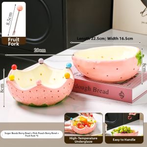 Mr.Snail | Luxurious High-end Ceramic Fruit Bowl