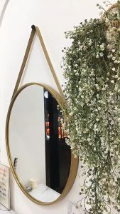 Gương soi toàn thân hình tròn treo tường cao cấp sang trọng phòng ngủ