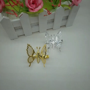 AIDA New Korean Metal Gold Silver Butterfly Hairpins Moving Butterfly Hairpin for Women Girls Kids Shaking Move Wing 蝴蝶发夹