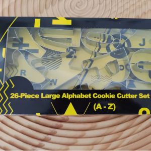 Stainless Steel Large Alphabet Baking Molds for Cookies Cakes Onigiri