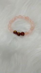 Vòng tam hợp thân tý thìn chất liệu mã não tự nhiên - size 8 10ly cho người mệnh thổ mệnh hỏa - có khai quang điểm nhãn may mắn tài lộc - bảo hành 12 tháng - PHONG THỦY ANH VŨ