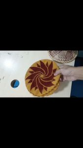 เฉวียนบาตร ไหมซัมเมอร์ สวยๆ เฉวียนรองบาตร ( เฉวียน บาตร ผ้ารองบาตรใส่กับขารองบาตร ของใช้พระ ) โชคดีโปรดักส์ สังฆภัณฑ์