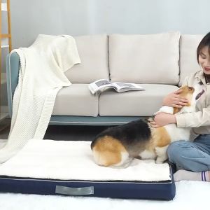 Dog Bed Memory Foam Pet Cat Bed Dog Kennel Pet Nest Teddy Removable Washable Dog Bed