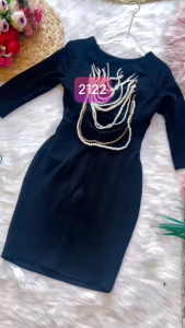 MYDU SALE | Đầm Thun Dây Chuỗi MS 2122 | Sang Chảnh – Quyến Rũ