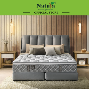 Natura Cross Series X-Iron 12.5" Mattress/Free Delivery/12-Year Warranty/HEIQ Real Silk/Double Max Tech/7-Zone Pocket Spring/Zero Motion Transfer