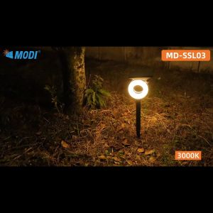 Đèn Sân Vườn Năng Lượng Mặt Trời Đèn Cắm Cỏ Năng Lượng Mặt Trời MODI SOLAR Chống Nước Đèn Led Trang Trí Sân Vườn Ấm Áp