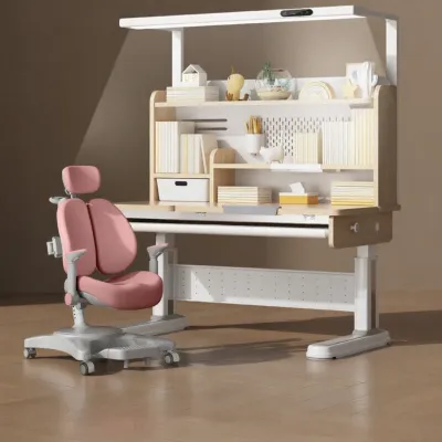 coxida | Bàn Học Sinh Có Đèn Led Bằng Gỗ Cứng