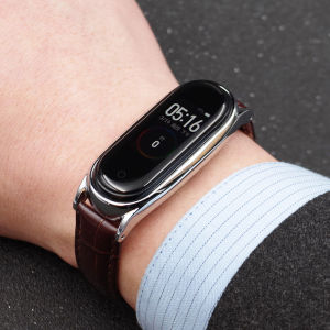 mijobs | Dây Đeo Da Tương Thích Mi Band cho Nhiều Thế Hệ Phong Cách Kinh Doanh