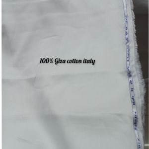kain katun italy putih polos 100% giza cotton premium harga per setengah mtr