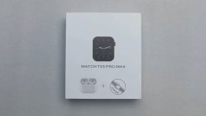 Xiaomi Original Product + FREE GIFT T55 pro max Smart Watch with Pro 4 Earbuds set Hot-sale New Design With 4 colors Options