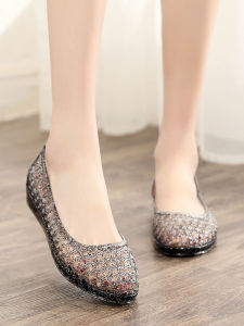 Dép Nhựa Chống Trượt Mùa Hè Cho Nữ Đi Biển Du Lịch Thường Ngày Đế Mềm Thoải Mái Thoáng Khí Dép Lê Đế Bằng Đế Cao Su