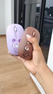 Mouse Wireless Karakter Gambar Lucu Laptop PC Komputer USB Tanpa Kabel Office Kantor Robot M260