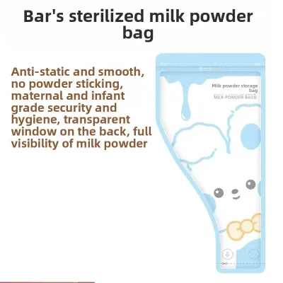 Large Capacity Disposable Portable Milk Powder Bag Baby Food Preservation Antibacterial Sealed Storage Box for Outdoors
