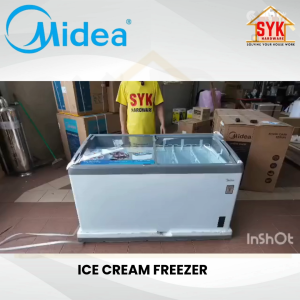SYK Midea MDRZ458FZG01Y MDRZ577FEG01Y Ice Cream Freezer Frozen Snack Freezer Peti Sejuk Beku Aiskrim