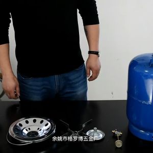 （Free Shipping）เตาแก๊สแรงดันสูง เตาเร่ง เตาแม่ค้า Gas Stoves หัวเตาพร้อมวาล์ว หัวเตาแม่ค้า แรงดันสูง