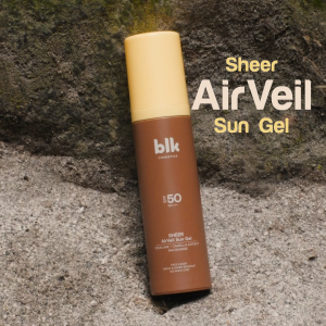blk cosmetics airveil sun gel spf 50 pa++++ (sunscreen gel)