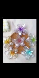 Women Girls Hawaiian Colorful Flower Hair Clip Beach Hairpin Barrettes Accessories
