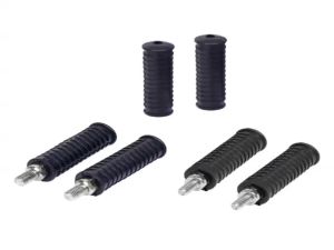 1 Pair Ebike Footrest Motorcycle Modified Supplies E-bike Foot Rest Pedal Wearproof Aluminium Alloy Footrest
