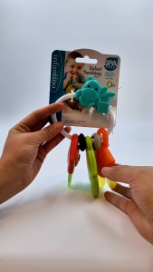 INFANTINO Safari Teething Pals™ (BPA-Free) - European Norms Safety Standards (EN71) Certified | Teether | 0 months+