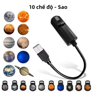 Đèn Trăng Halloween Đèn Chiếu USB Đèn Chiếu Sáng Ngày Lễ Giáng Sinh Có Thể Xoay Được Cho Trang Trí Trần Nhà LED Star Galaxy Lighting