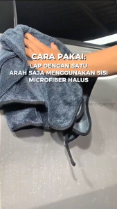 Kain Lap Pengering Cuci Mobil Kain Microfiber 500 - 600 GSM Drying Towel Twisted Loop Lap Cuci Mobil