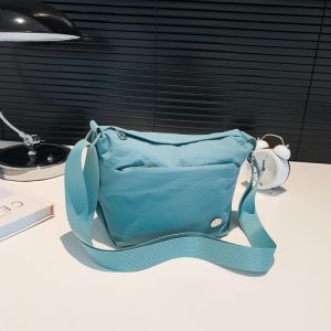 Small Bag for Women 2024 New Arrival Summer Nylon Cloth Shoulder Messenger Bag K-style Casual Couple Student Small Square Bag Men