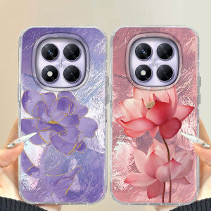 Luxury INS Lotus Flower Phone Case For Xiaomi Redmi Note 15 14 13 12 11 10 11S 10S 8 9 Pro 15C 14C 13C A3 A1 A2 9A A5 9C Cover
