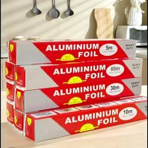 10M Aluminum Foil Disposable Tin Foil Paper Food Grade Foil Roll Barbecue Oven Baking Paper Kitchen Accessories
