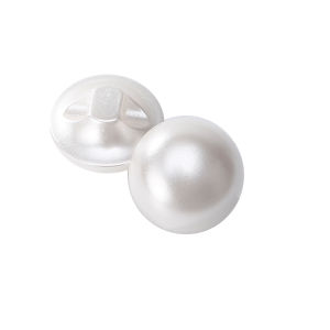 New High-Light Pearl Buttons Hand-Sewn round Versatile Womens Shirt Cardigan Coat Buttons Korean Style Resin Material