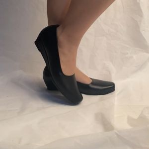 Sepatu Pentofel Wedges Wanita Uk 35~44 Hak 3cm/Sepatu Guru/Sepatu kerja/Sepatu Resmi Wanita Big Size
