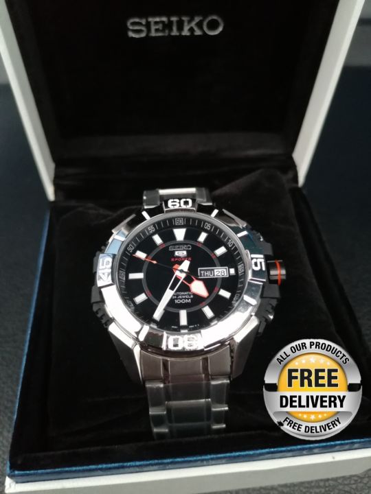 Seiko 5 sports automatic outlet 24 jewels 100m price