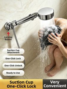 SHENYUAN | Drill-Free Shower Head Holder with Strong Suction