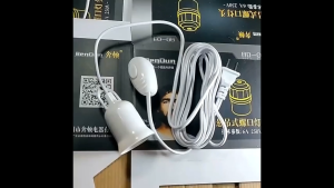 E27 Screw Lamp Holder Lamp Base Universal with Independent Switch LED Bulb Socket Adapter Replace