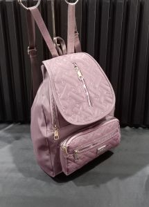 Jiman Bag Tas Ransel Sekolahkuliah kantong tutup resleting