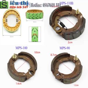Má Phanh Trước Sau 90100110 Cho Xe Điện XmenNịnaGogoVaspa