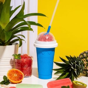 ฤดูร้อน Shake Slushy Maker ถ้วยแบบพกพา Cooling MakerQuick ไอศกรีมแช่แข็งน้ํา Milkshake บีบขวดสําหรับของขวัญเด็ก
