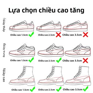 XIANZHAO | Đế Giữa Tăng Chiều Cao Không Lộ 1cm cho Nam và Nữ
