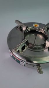 Bếp cồn Inox chắn gió chân thấp Tithafac cao cấp-Phúc Hưng Phát-chống rỉ sétdể mang theo di chuyển