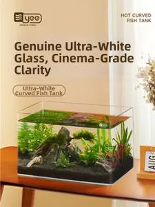 Yee | Mini Ultra Clear Glass Desktop Fish Tank