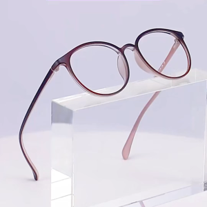 Anti Blue Light Reading Glasses Anti Radiation Fashionable Round Frame  Ultra-light  Presbyopia Glasses Men Women Cermin Mata Baca