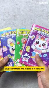 Sách - Mini Fashion (100+ Stickers Dễ Thương) - MEGA - Newshop